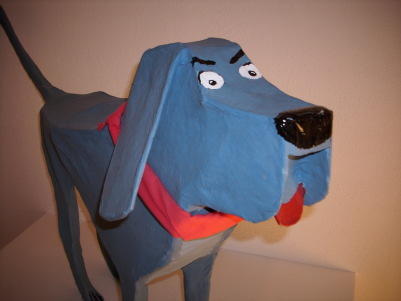 Blauer Hund