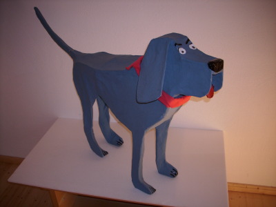 Blauer Hund